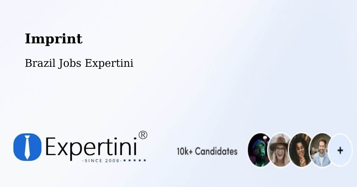 Imprint – Tomé Açu - Brazil Jobs Expertini