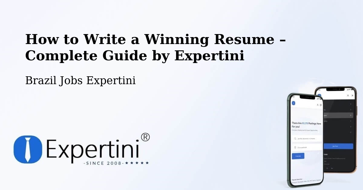 Resume Writing Guide for Job Seekers – Tomé Açu - Tomé Açu, Brazil Jobs Expertini